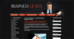 Desktop Screenshot of leadstobusiness.co.za